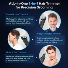 Valano nose ear trimmer in use for clean facial grooming