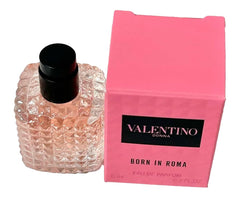 Valentino Born In Roma EDP travel-size dabber demonstrates compact, easy-to-carry design.