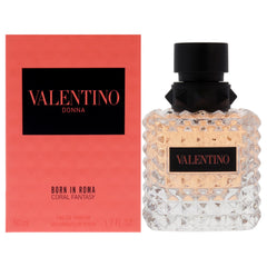 Valentino Donna Born In Roma Coral Fantasy bottle front for a bright floral fruity scent during daily wear