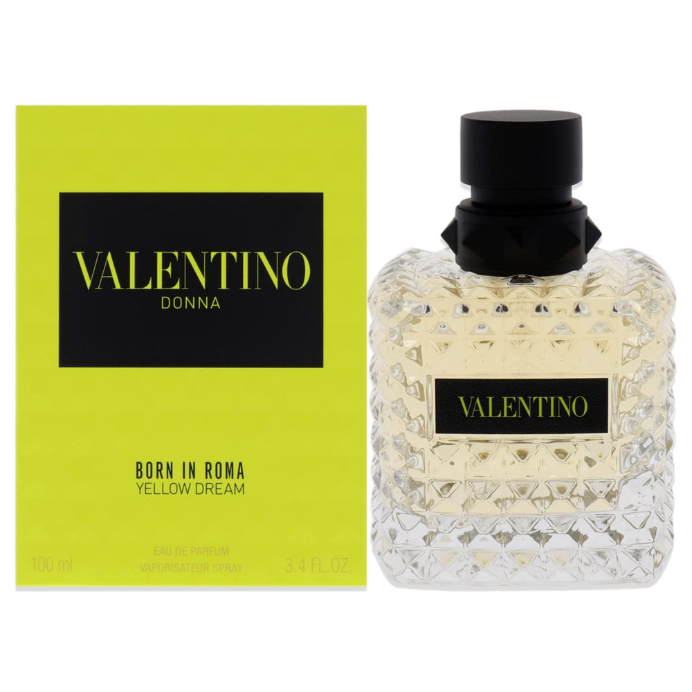 Valentino Donna Yellow Dream EDP bottle front evokes a radiant daytime mood.