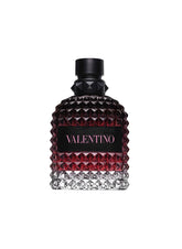 Valentino Uomo Born In Roma Intense bottle closeup—premium design for daily wear and first impression