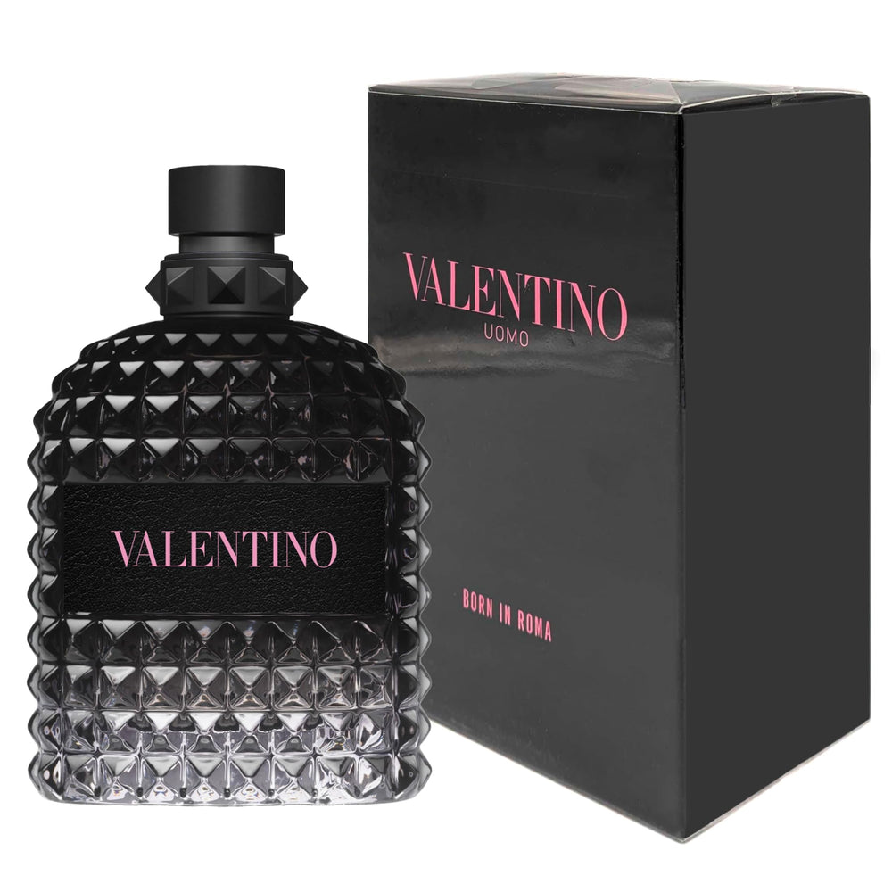 Valentino Uomo Born in Roma M bottle front view ideal for refined daily wear.