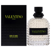 Valentino Uomo Born In Roma Yellow Dream bottle front showcases refreshing citrus vibe for daily wear