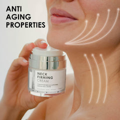 VALITIC Neck Cream hyaluronic acid glow focuses on deep hydration and plumping effect.