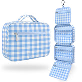 VANDEL waterproof hanging toiletry bag front view with four compartments for easy access