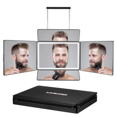 Vanexiss rechargeable 5-way mirror in door lighting for precise, even illumination.