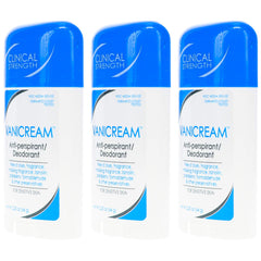 Vanicream Anti-Perspirant stick during application shows smooth glide for dry feel