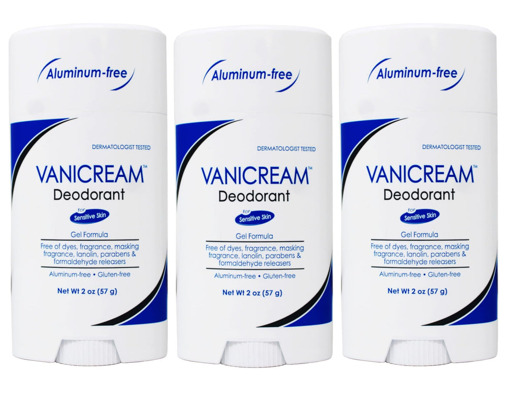 Vanicream deodorant gel for sensitive skin applies smoothly for daily protection.