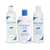 Vanicream Free and Clear Shampoo bottle for gentle cleansing on sensitive skin daily use