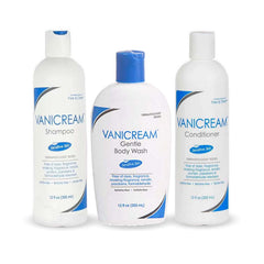Vanicream Free and Clear Shampoo bottle for gentle cleansing on sensitive skin daily use