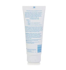 Vanicream Hair Styling Gel applied to hands shows non-greasy styling.
