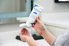 Vanicream label close-up emphasizes fragrance-free and dermatologist-tested claim.