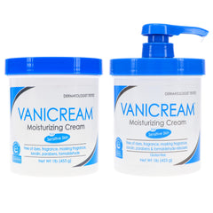 Vanicream Moisturizing Cream with pump dispenser for easy daily hydration.
