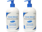 Vanicream Moisturizing Lotion front view with two 8-ounce bottles for gentle daily hydration