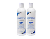 Vanicream Shampoo bottle pour demonstrates fragrance-free cleansing for sensitive scalps.