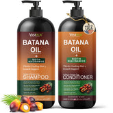 VANIDOX Batana Oil Shampoo bottle showcasing fuller-looking hair potential
