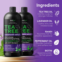 Vanidox Lavender Mint scene for calming scalp care visuals.