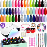 VANREESA 42-pcs gel nail kit box—complete at-home manicure starter set