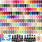 VANREESA 60-pcs gel nail polish set box highlights organized collection for home manicures.