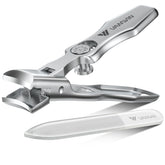 VANWIN wide-jaw clippers for thick nails enable easier trimming.