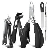 VANWIN angled head clippers with catcher for seniors and mess-free trimming