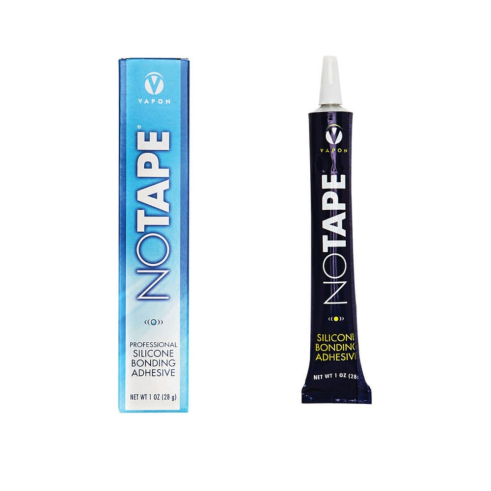Vapon No Tape Liquid Adhesive bottle pour illustrates precise application for secure hold
