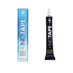 Vapon No Tape Liquid Adhesive bottle pour illustrates precise application for secure hold