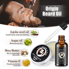 Varolan beard oil cedar bottle highlights scent and conditioning for a well-groomed look.