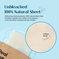 varuza Real Natural Sheet Mask MultiEx BSASM Plus close-up notes soothing, barrier-supporting plant blend.