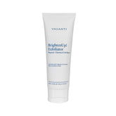 VASANTI Exfoliating Face Wash bottle shows papaya enzymes for radiant skin.