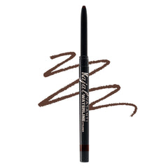 VASANTI Kajal Waterline Eyeliner Pencil Rich Brown with open cap for quick precise reapplication.