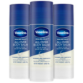 Vaseline all-over body balm stick 3-pack front view for on-the-go moisture.