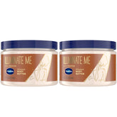 Vaseline Illuminate Me whipped butter jar close-up showing rich texture for luminous skin