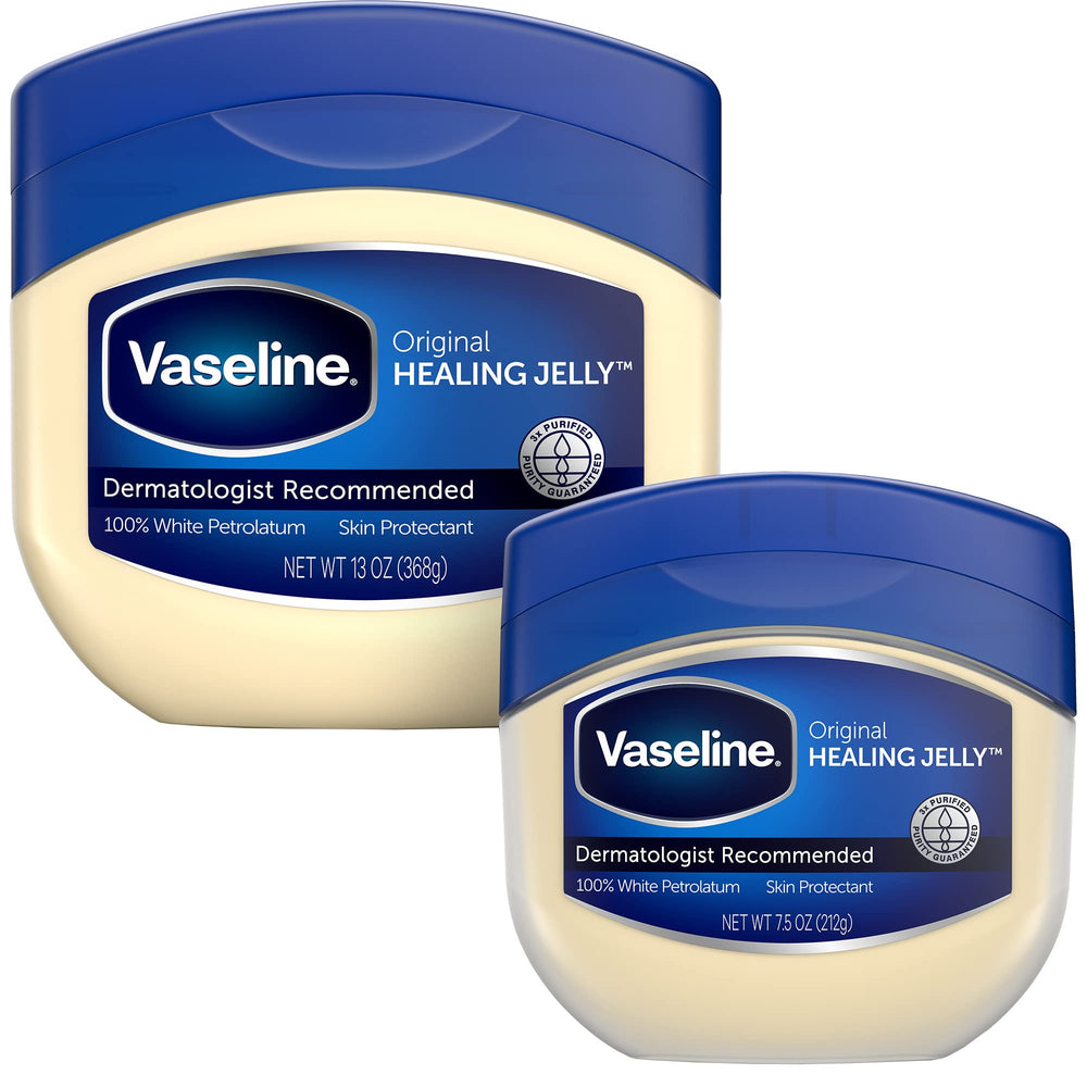 Vaseline Jalea Original en frasco de 13 onzas, hidratación suave para piel seca.