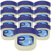 Vaseline Lip Therapy Original mini jar close-up for on-the-go moisture.