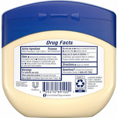 Vaseline Petroleum Jelly application spot-test showing skin barrier support