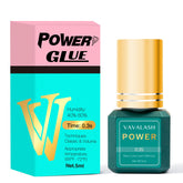 VAVALASH Infinit Power adhesive bottle shows ultra-fast 0.3s dry time for technicians