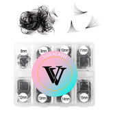 VAVALASH premade loose fans packaging helps efficiency for busy lash artists.