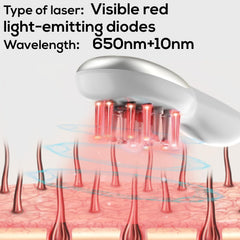 Vavis Lasercomb-001 teeth close-up highlighting comb design for even light delivery
