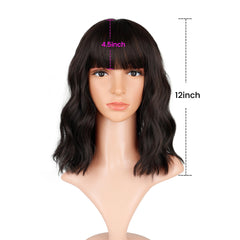 VCKOVCKO wig with adjustable straps ensures secure fit.