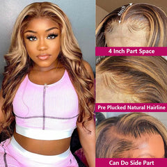 Veally HD lace close-up shows pre-plucked hairline for seamless styling.