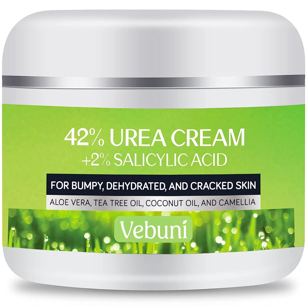 Vebuni Urea Cream 42% bottle for deep hydration and soft skin.