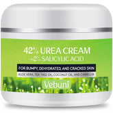 Vebuni Urea Cream 42% bottle for deep hydration and soft skin.