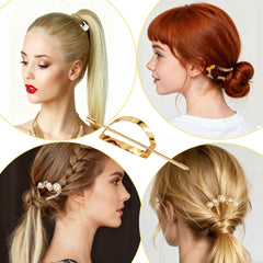 VEEVIIY durable metal hair pin smooth surface prevents snagging during styling
