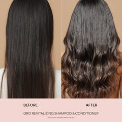 VEGAMOUR GRO travel shampoo bottle for gentle cleanse on thinning hair.