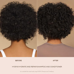 VEGAMOUR HYDR-8 hair lather captures rich foam with aloe for immediate hydration.