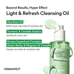 VEGANIFECT Turmeric soothing—calm cleansing ritual for sensitive complexions