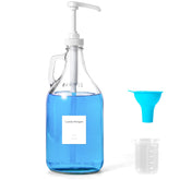 VEGEVIGI glass laundry dispenser with pump for controlled detergent dispensing
