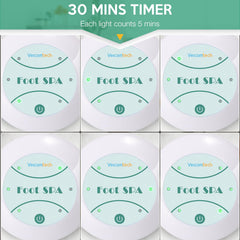 Veicomtech ionic detox foot bath inner bowl ready for ion cleansing at home