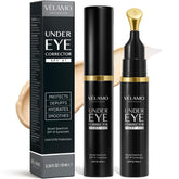 VELAMO ADVANCED Luminous Eye Corrector SPF 41 tube-front shows a duo-pack for daily use.